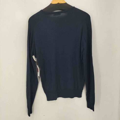 ジョンスメドレー JOHN SMEDLEY ハイゲージ Vネックウールニット セーター メンズ import:L