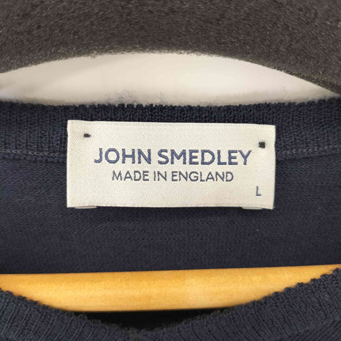 ジョンスメドレー JOHN SMEDLEY ハイゲージ Vネックウールニット セーター メンズ import:L