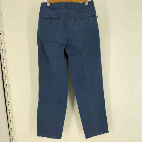 ランズエンド LANDS END 90-00S USA製 2タック コットン ツイル ストレート チノ パンツ メンズ 30