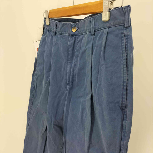 ランズエンド LANDS END 90-00S USA製 2タック コットン ツイル ストレート チノ パンツ メンズ 30