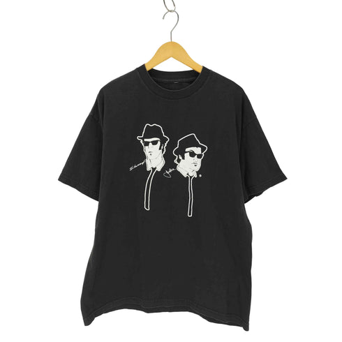 裾袖ダブルステッチ ムービーTシャツ メンズ