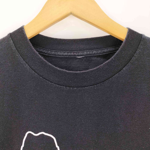 裾袖ダブルステッチ ムービーTシャツ メンズ