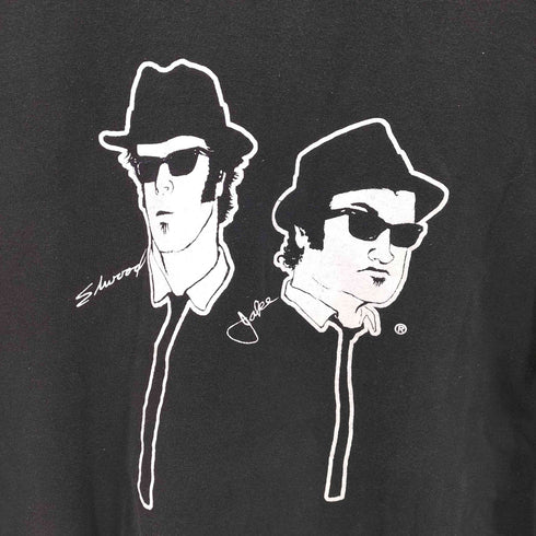 裾袖ダブルステッチ ムービーTシャツ メンズ