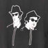 裾袖ダブルステッチ ムービーTシャツ メンズ