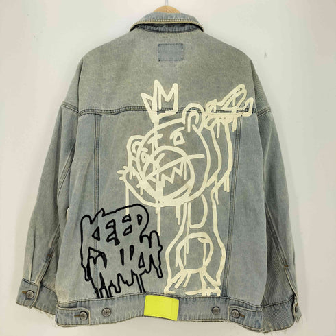 ミシカ MISHKA KEEPWATCH ヴィンテージ加工 ダメージデニムジャケット メンズ JPN:L