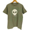 ユナイテッドスポーツ UNITED SPORTS 90S USA製 A-L galactic エイリアン 宇宙人 プリント S/S Tシャツ シングルステッチ メンズ import:M