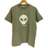 ユナイテッドスポーツ UNITED SPORTS 90S USA製 A-L galactic エイリアン 宇宙人 プリント S/S Tシャツ シングルステッチ メンズ import:M