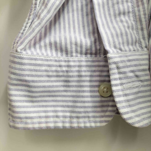 ラルフローレン RALPH LAUREN CLASSIC FIT ポニー 刺繍 ストライプ ボタンダウン L/S シャツ メンズ LL