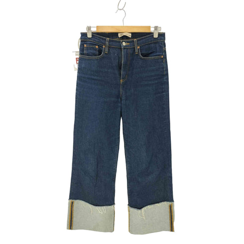 ザラ ZARA Premium Folded Up Wide Leg Jeans メンズ FR:36-38