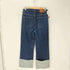 ザラ ZARA Premium Folded Up Wide Leg Jeans メンズ FR:36-38