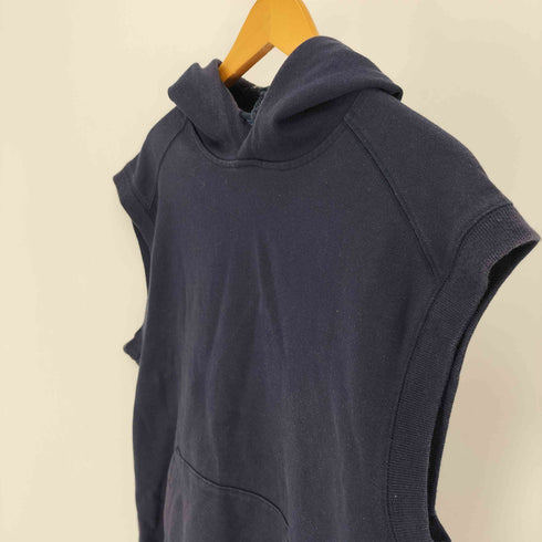 エディーバウアー Eddie Bauer SPORT コットン ポリ ノースリーブ プルオーバー パーカー メンズ import:XS
