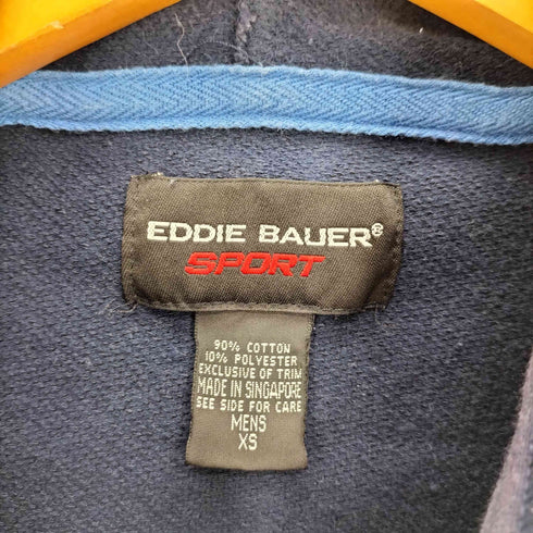 エディーバウアー Eddie Bauer SPORT コットン ポリ ノースリーブ プルオーバー パーカー メンズ import:XS