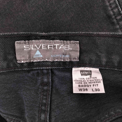 リーバイス Levis 00s SILVER FIT BAGGY FIT バギーデニム ブラックデニム メンズ 36/30