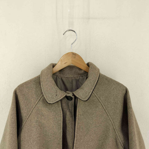 Thevon. フェイクウールパイピングスタンドカラーコート レディース JPN:S