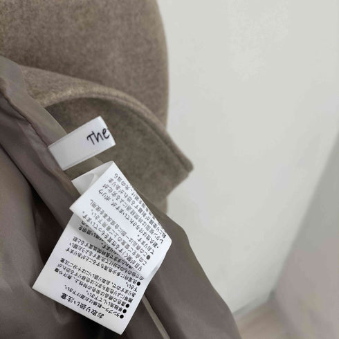 Thevon. フェイクウールパイピングスタンドカラーコート レディース JPN:S