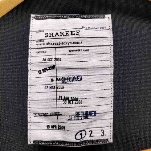 シャリーフ SHAREEF MILAN RIB SQUARE メンズ JPN:1