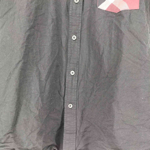 ブラックレーベルクレストブリッジ BLACK LABEL CRESTBRIDGE S/S BD シャツ チェックポケット メンズ JPN:M