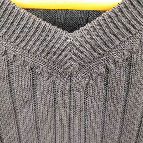 シーケーカルバンクライン ck Calvin Klein Vネック コットン リブ ニット メンズ import:L