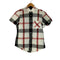 ブラックレーベルクレストブリッジ BLACK LABEL CRESTBRIDGE S/S BD シアサッカー チェックシャツ メンズ JPN:M