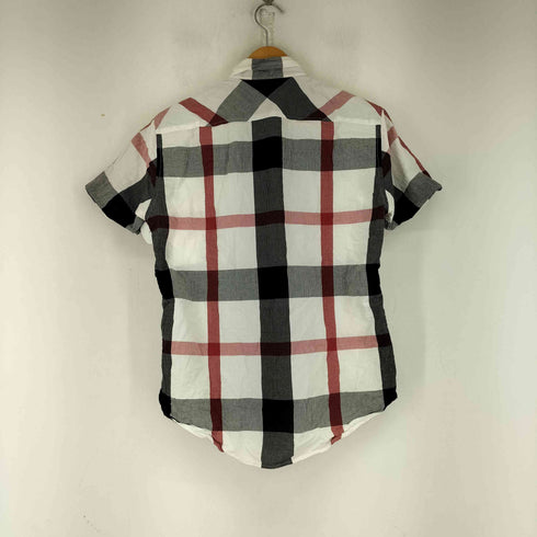 ブラックレーベルクレストブリッジ BLACK LABEL CRESTBRIDGE S/S BD シアサッカー チェックシャツ メンズ JPN:M