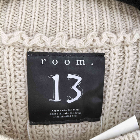 ルームサーティーン ROOM.13 オーバーサイズ ニットベスト メンズ JPN:2