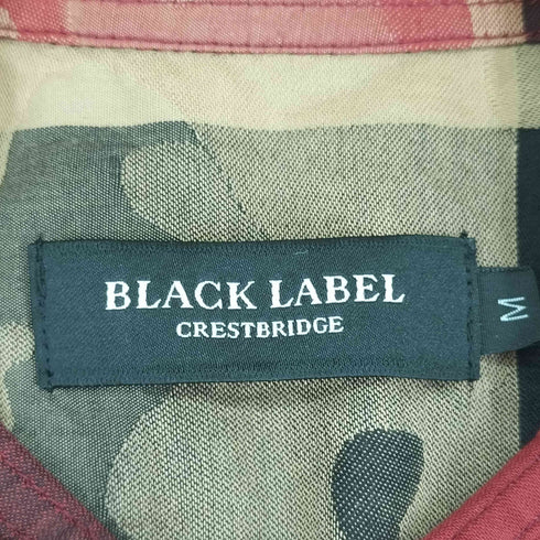 ブラックレーベルクレストブリッジ BLACK LABEL CRESTBRIDGE フラップポケット S/S チェックシャツ メンズ JPN:M