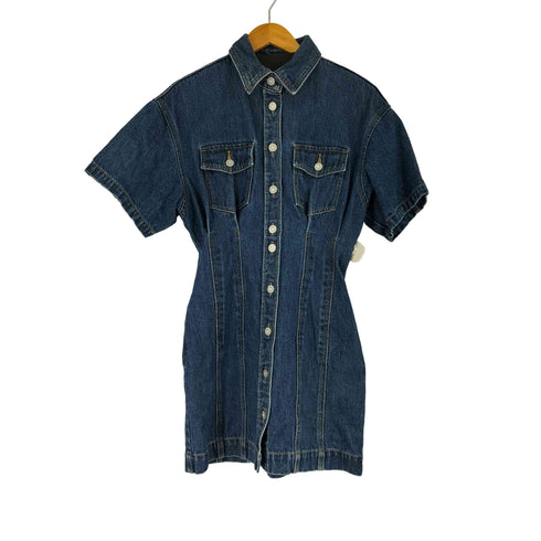マウジー moussy SHORT SLEEVE DENIM MINI ドレス レディース JPN:1