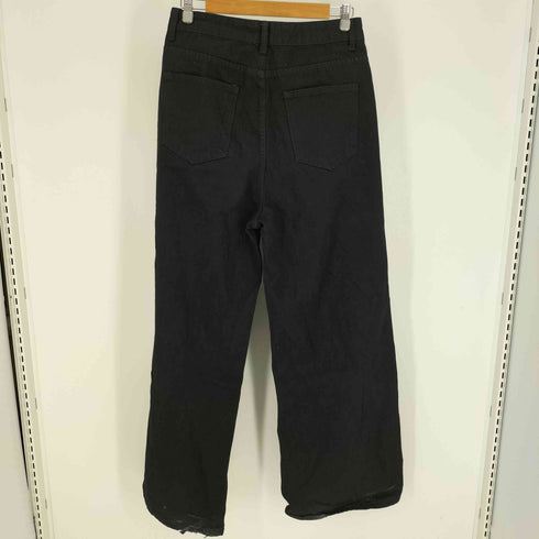ASAPMODE Black Solid Loose Fit Jeans ブラック ソリッド ルーズ フィット ジーンズ デニム パンツ メンズ M