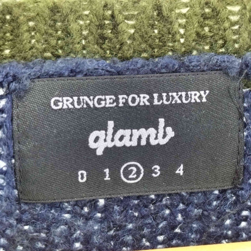 グラム glamb Winston border knit メンズ JPN:2