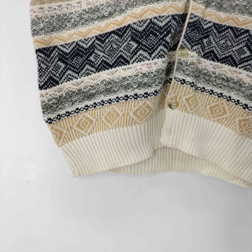 BEL BELLO FARSI MADE IN ITALY 3Dニットベスト メンズ import:L