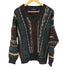 MADE IN ITALY 総柄3DVネックニット メンズ JPN:M