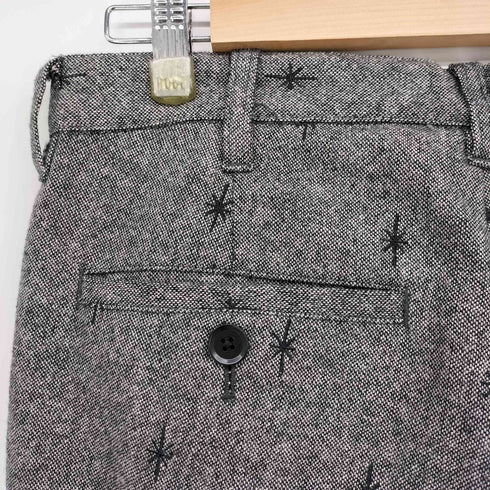 グラム glamb 総柄 刺繍 MONOTNE ウール トラウザー メンズ JPN:2