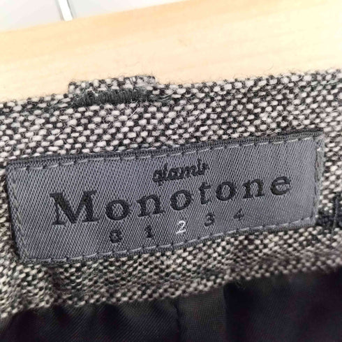 グラム glamb 総柄 刺繍 MONOTNE ウール トラウザー メンズ JPN:2