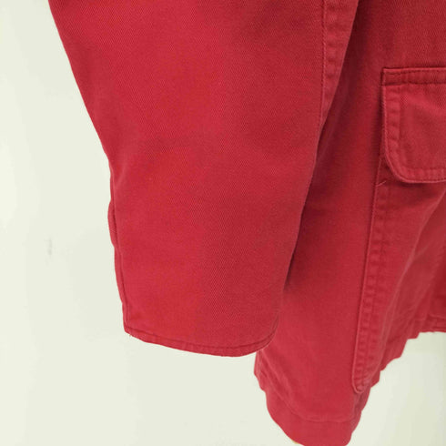 BOUNDARY WATERS 襟切替 裏地チェック デニムカバーオール メンズ import:XL