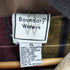 BOUNDARY WATERS 襟切替 裏地チェック デニムカバーオール メンズ import:XL