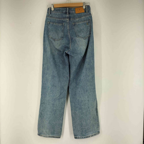 デザインポケット ワイドデニムパンツ レディース JPN:S