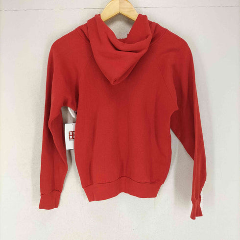 PRINCETON SPORTSWEAR 90s~ MADE IN USA フロッキープリントプルーオーバーパーカー レディース JPN:S
