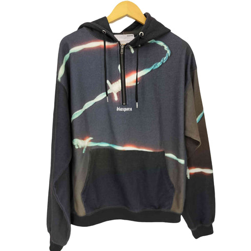 ディアスポラスケートボーズ Diaspora Skateboards 24AW Barb Quarterzip Hooded Sweatshirt メンズ JPN:L