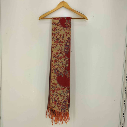 PASHMINA100 ラメ 総柄ストール レディース