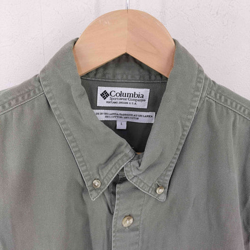 コロンビア Columbia 00S ボタンダウン ロングスリーブシャツ メンズ L