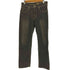 ラングラー Wrangler AUTHENTIC WESTERN JEANS ロゴ 型押し パッチ 5ポケット ブラック デニム パンツ メンズ 28