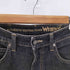 ラングラー Wrangler AUTHENTIC WESTERN JEANS ロゴ 型押し パッチ 5ポケット ブラック デニム パンツ メンズ 28