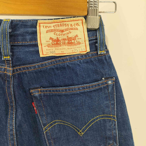 リーバイスヴィンテージクロージング Levis Vintage Clothing 1950s モデル 701 Jeans Rigid ジーンズ リジッド セルビッジ ジップフライ デニム パンツ レディース W25 L34