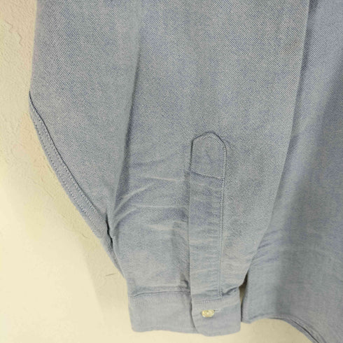 ブルックスブラザーズ BROOKS BROTHERS USA製 刺繍ロゴ ボタンダウン ロングスリーブシャツ メンズ import:L