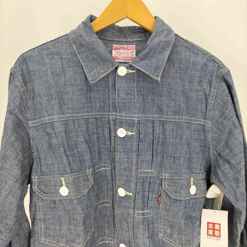 リーバイス Levis ORIGINAL 2nd 型 シャンブレー トラッカー シャツ ジャケット 2009年製 メンズ import:L