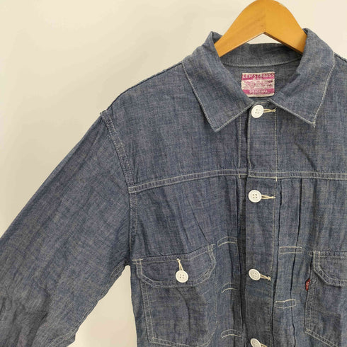 リーバイス Levis ORIGINAL 2nd 型 シャンブレー トラッカー シャツ ジャケット 2009年製 メンズ import:L