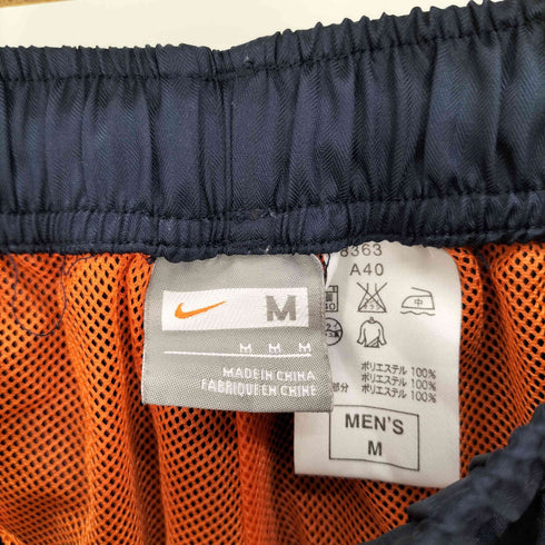ナイキ NIKE スウッシュ ロゴ 刺繍 サイド ライン ポリ パンツ メンズ M