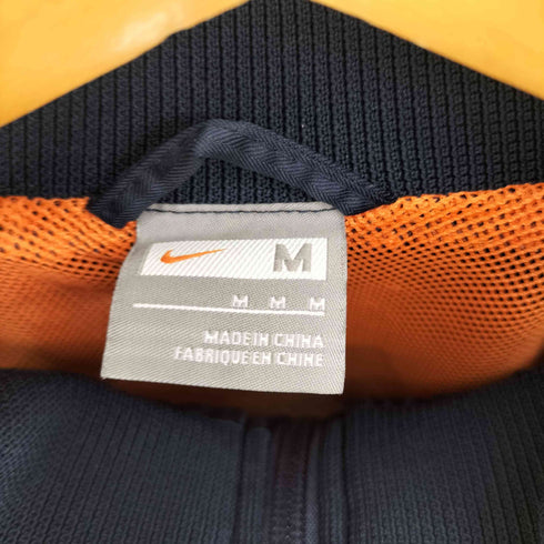 ナイキ NIKE スウッシュ ロゴ 刺繍 アーム パイピング スイッチングカラー トラック ジャケット ジャージ メンズ import:M