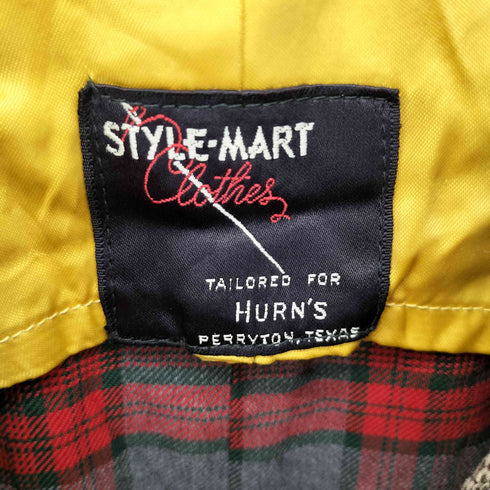 STYLE MART CLOTHING ツィードハーフコート メンズ