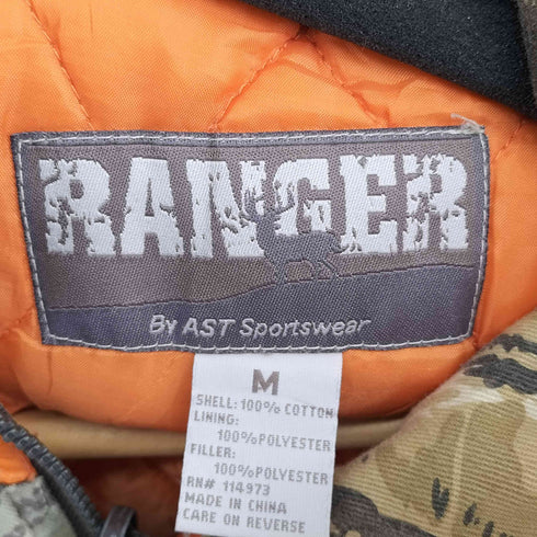 レンジャー RANGER 裏地キルティング カモ柄 ハンティングベスト メンズ JPN:M